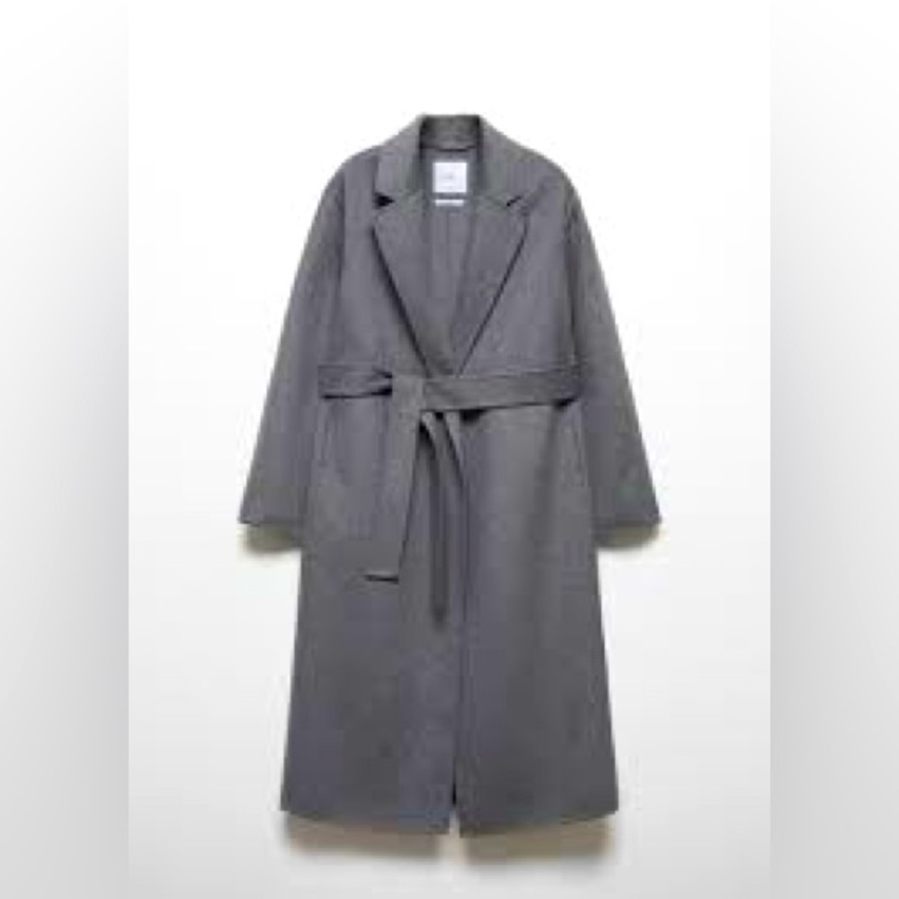 NWT Mango Belted Handmade Coat